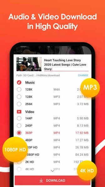Vidmate - Tải xuống APK dành cho Android | Aptoide