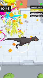 Dinosaur Rampage gameplay image