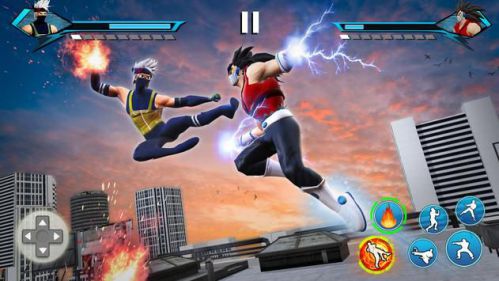 Dramatic martial arts action in Kung Fu Fighting Games