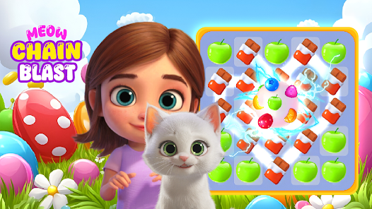 Real Gameplay Screenshots of Meow Chain Blast MOD APK
