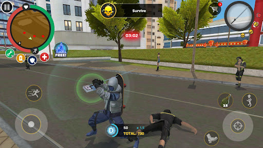 Rope Hero Mafia City Wars MOD pièces