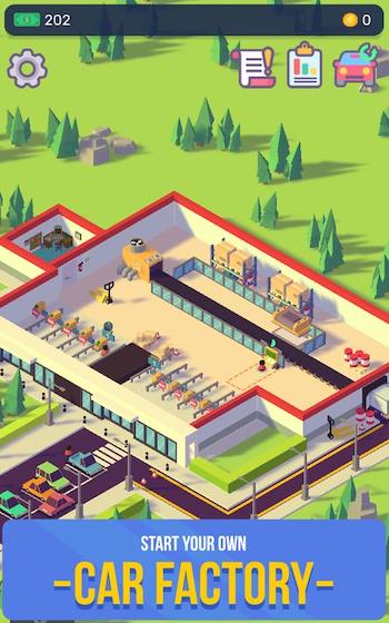 Trò chơi chế tạo ô tô Car Industry Tycoon