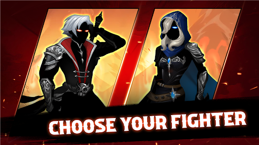 In-game screenshots of Shadow Hero: Black Hunter