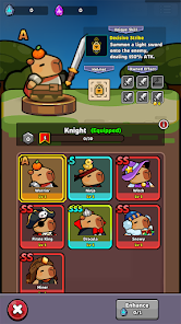 Capybara Survivor gameplay images