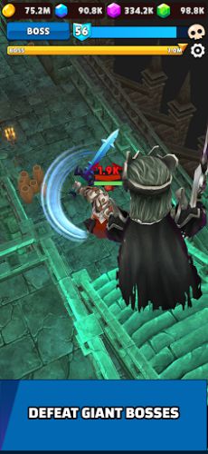 Explore mysterious dungeons in Idle Souls - Immortal Heroes in Exile