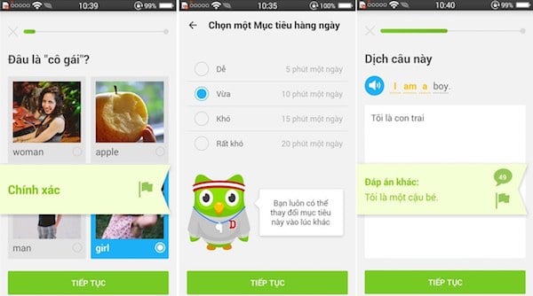 Duolingo mod terbuka