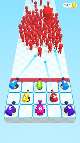 Wipe out monsters in Shooting Towers