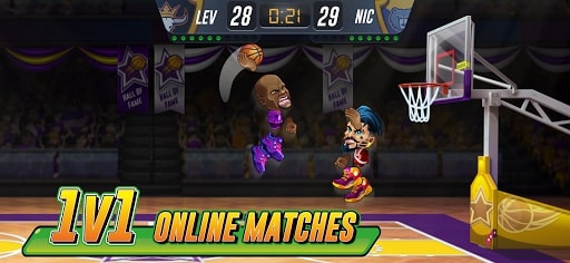 basketball arena mod full năng lượng