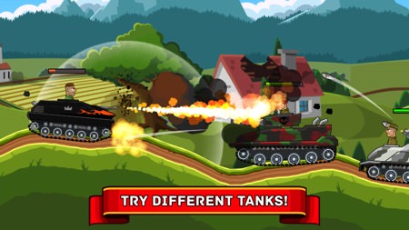 Hills of Steel game for iPhone
