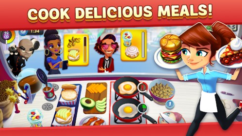 Diner DASH Adventures MOD Tiền Và Tim Không Giới Hạn