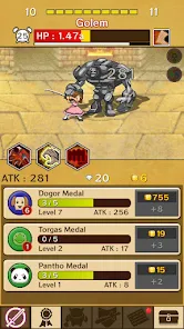Idle Queen: AFK RPG Adventure interface screenshots