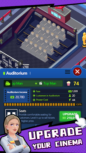 Idle Cinema Empire MOD - Casual movie mogul