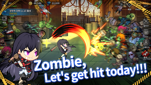 Batting Girl Idle: Zombie Rush Gameplay Images