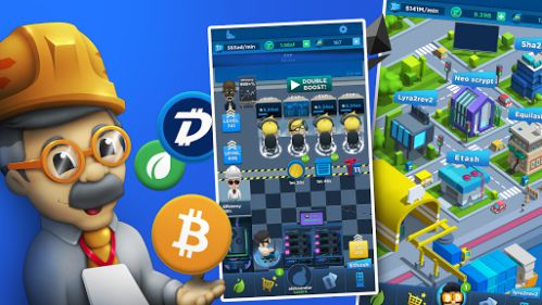 Crypto Idle Miner Bitcoin mining game tựa game đào bitcoin cực cuốn