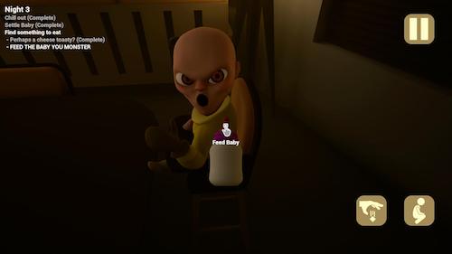 the yellow baby horror game