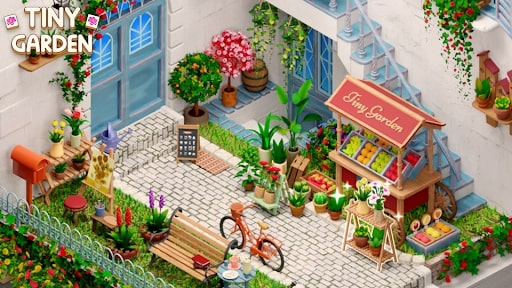 Tile Garden: Little House Design MOD Tile Garden