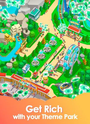 Unduh Idle Theme Park Tycoon mod uang tak terbatas