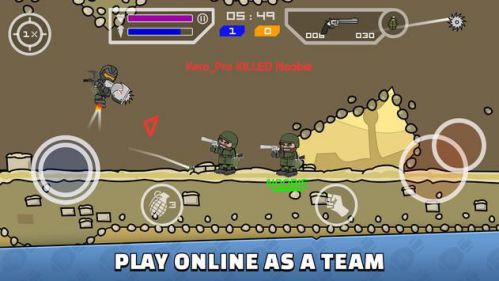 Đấu trường Mini Militia - Doodle Army 2 kinh điển