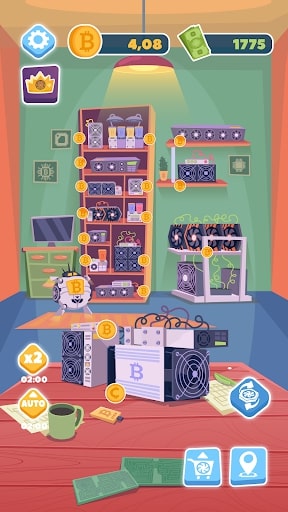 Download Bitcoin mining MOD with lots of bitcoin