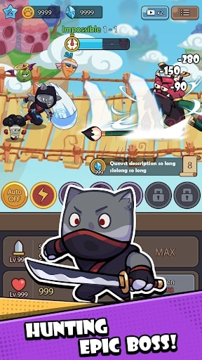 Cat Legend: Idle RPG War tại ApkUnlimit