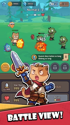 Tải Cat Legend: Idle RPG War APK
