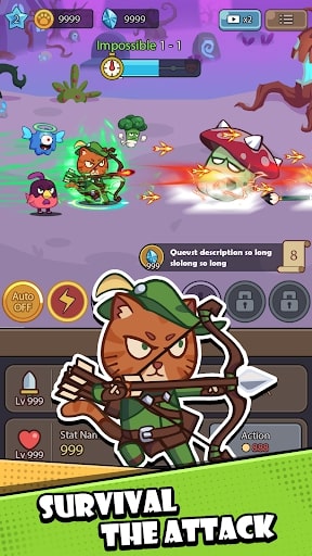 Tải Cat Legend: Idle RPG War MOD