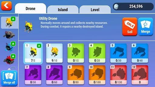 Trải nghiệm Drone Battle: idle cats tại ApkUnlimit