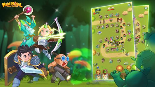 Bảo vệ giang sơn Raid Royal Tower Defense