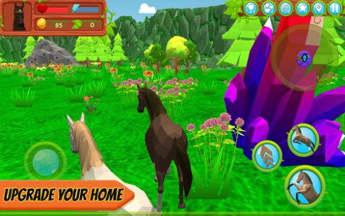 Build a horse family in Horse Family – Animal Simulator 3D