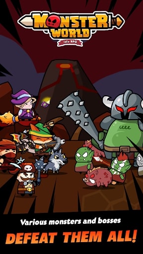 Bản Monster World: Idle RPG MOD Mới Nhất