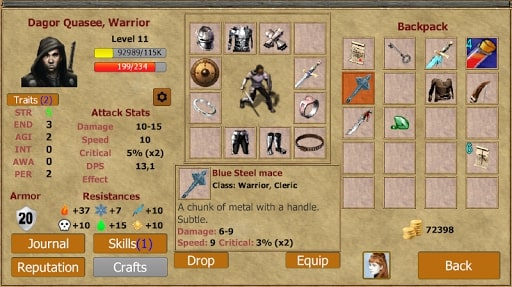 Exiled Kingdoms RPG MOD APK