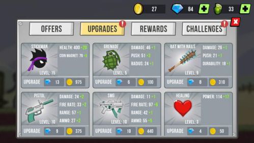 Stickman vs Zombies tiêu diệt xác sống