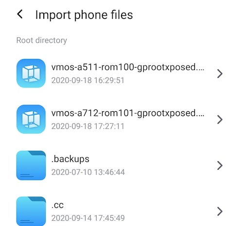 VMOS Operation Step 3