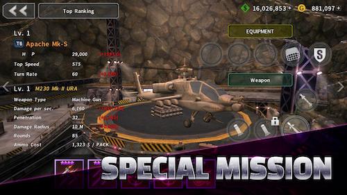 3D helicopter combat game