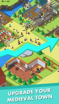 Bản hack kim cương Idle Medieval Town