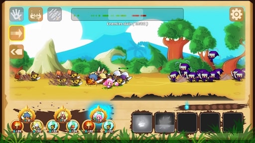 Paper Knight Wars MOD increased combat power