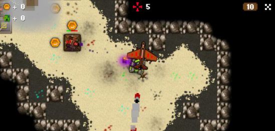 Classic 2D tank shooter game