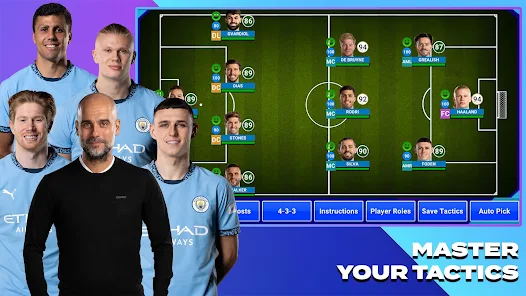 Captura de tela do Soccer Manager 2025