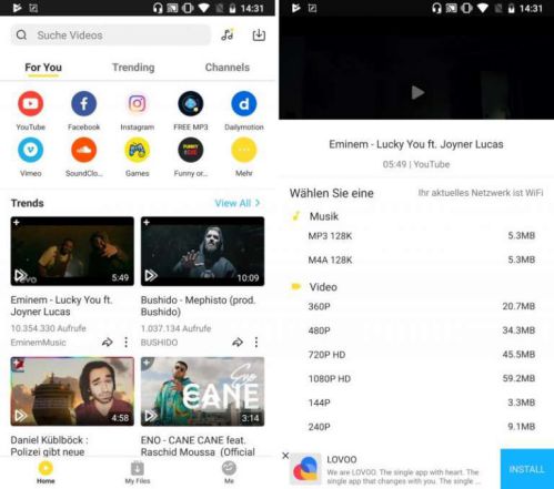 Tải nhạc youtube và soundcloud