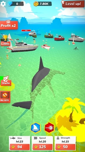 Idle Shark World MOD APK