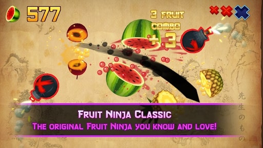 Fruit Ninja Classic MOD unlimited money