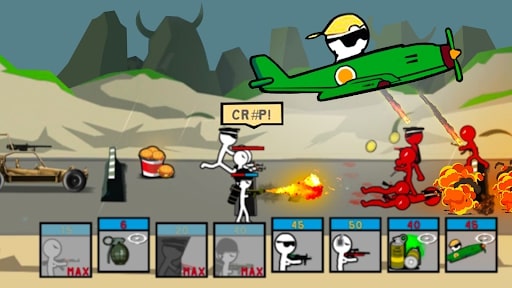 Stickman Trenches: World War 2 at ApkUnlimit