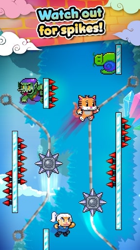 wall jumping game