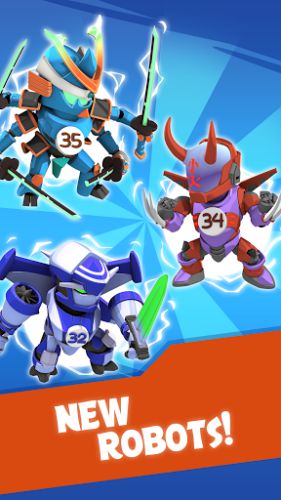 Relaxing idle game Merge Plane Robots Idle Games