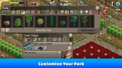 RollerCoaster Tycoon Classic bản APK