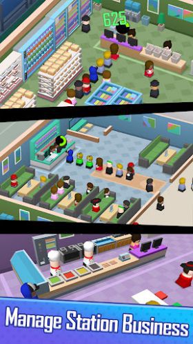 Idle Railway Tycoon điều hành đoàn tàu