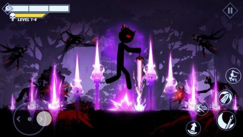 Supreme Stickman Shadow Legends diverse and powerful arsenal