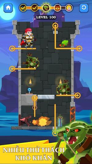 Hero Rescue thử thách trí não