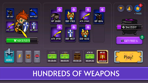 Knight Hero Adventure idle RPG MOD unlimited coins
