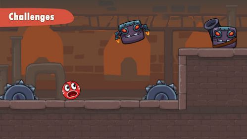 Red Ball Roller risky challenges